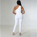 Hot Drilling One Shoulder Skinny Nightclub Jumpsuits NY-2518