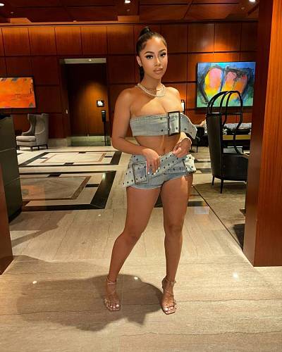Sexy Strapless Crop Top With Shorts Women's Strech Denim Sets MEM-88563