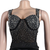 Hot Drill Sleeveless Night Party Bodycon Dresses NY-2317