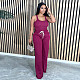 2024 Sporty Suits Women Vest And Lace-up Long Pants JLY-6829