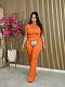 Casual Women Short Sleeves Tops And Long Pants Sporty 2 Pieces Set AIL-272