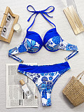 Sexy Push-up Women Printed Bikini Swimsuit XM-876