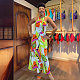 Fashion Printed Women Sleeveless Off Shoulder Long Dresses NY-10733
