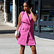 Solid Color Sleeveless Office Lady Blazer Dresses GLS-10123