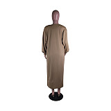 Fashion Women Solid Color Casual Three Pieces Sets MK-9303