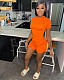 Casual Suits Women Short Sleeves T-shirt And Shorts WSM-5304