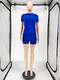 Casual Suits Women Short Sleeves T-shirt And Shorts WSM-5304
