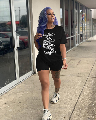 Sportswear T-Shirts and Shorts Two Piece Set JH-301