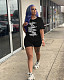Sportswear T-Shirts and Shorts Two Piece Set JH-301