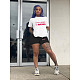 Summer Short Sleeve T Shirt Two Piece Short Sets DN-8008B8