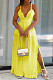 Women Deep-V Straps Solid Color Sexy Backless Long Jumpsuit MK-3207