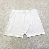Solid Workout Elastic Fitness Yoga Shorts SHD-9819