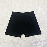 Solid Workout Elastic Fitness Yoga Shorts SHD-9819