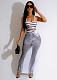 U Neck Sleeveless Print Summer Tank Dresses SHD-9835