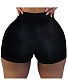Solid Workout Elastic Fitness Yoga Shorts SHD-9819