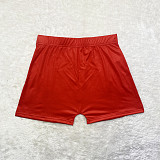Solid Workout Elastic Fitness Yoga Shorts SHD-9819