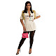 Retro Short Sleeve Tassel Casual T-Shirts SHD-9834