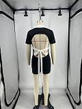 Wholesale Hollow Out Backless Collar Sexy Rompers XRB-10070