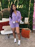 Women Sexy Deep-V Turndown Collar Long Sleeves Bodycon Rompers CH-24031