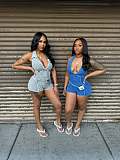Sexy Backless Halter Girls Solid Color Sleeveless Romper NIYA-8171