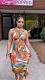 Stylish Prints Women Sleeveless Ruffles Sexy Long Skirts 2 Pieces Sets NY-10820