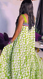 Stylish Prints Straps Sleeveless Women Hem Plus Size Dresses NY-10825