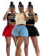 Sweet Women Solid Color Bubble Baddie Shorts CH-24053