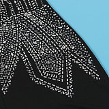 Sexy Backless Halter Hot Drilling Black Bandage Women Rompers NY-3235