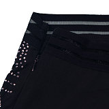 Women Hot Drilling Patchwork Black Package Hips Rompers NY-3233