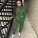 Printed Long Sleeve Hoodies And Long Pants Sporty Suits LUO-6630
