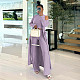 Autumn Winter Long Sleeve Jacket Sleeveless Vest Wide-leg Pants Casual Suit YF-10801