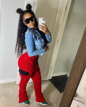 Furry Plush Mid Waist Soft Warm Skinny Pants LSL-6501