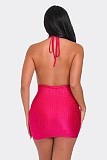 Sexy Hot Drilling Halter Backless Package-hip Mini Dresses NY-3291