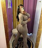 Leisure Women Zipper Hoodies And Slit Long Pants 2 Pieces Sets MEM-88604