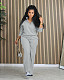 2024 Fall Winter Women Solid Color Sporty 2 Pieces Suits BGN-331