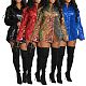 Fashion Sequins Women Long Sleeves Shirt Coat AIL-293