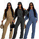 Women Off Shoulder Tops And Long Pants Leisure 2 Pieces Sets SFY-569
