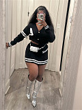Fashion Women Cardigan Sweater And Short Skirt Sets MEM-88608