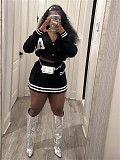 Fashion Women Cardigan Sweater And Short Skirt Sets MEM-88608