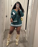 Fashion Women Cardigan Sweater And Short Skirt Sets MEM-88608
