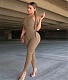 High Waist Backless Bodycon Fitness Jumpsuits MZ-2779