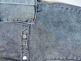 Women Elasticity Detachable Two Wear Jeans CH-88007