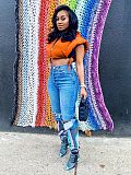 Zip Up Hooded Crop Puffer Vest Jackets ZS-0443