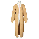 Winter Batwing Sleeve Thick Warm Long Sweater Cardigans Coat ZS-083