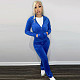 Velvet Zipper Jacket Top Sweatpants Matching Sets CH-8233