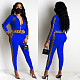 Printed Stitching Sweatsuit Women Two-piece Suits MDF-5115