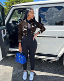 Women Embroidered Single-breasted Bomber Jacket MDF-5339