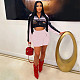 Varsity Jacket Baggy Motor Baseball Bomber Coat Skirt Set MDF-5392