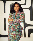 Lady Fashion Printed Suit Top Cover Hip Skirt Suits NY-10907