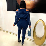 Women's Sexy Off-the-shoulder Bodycon Jumpsuit YF-10820